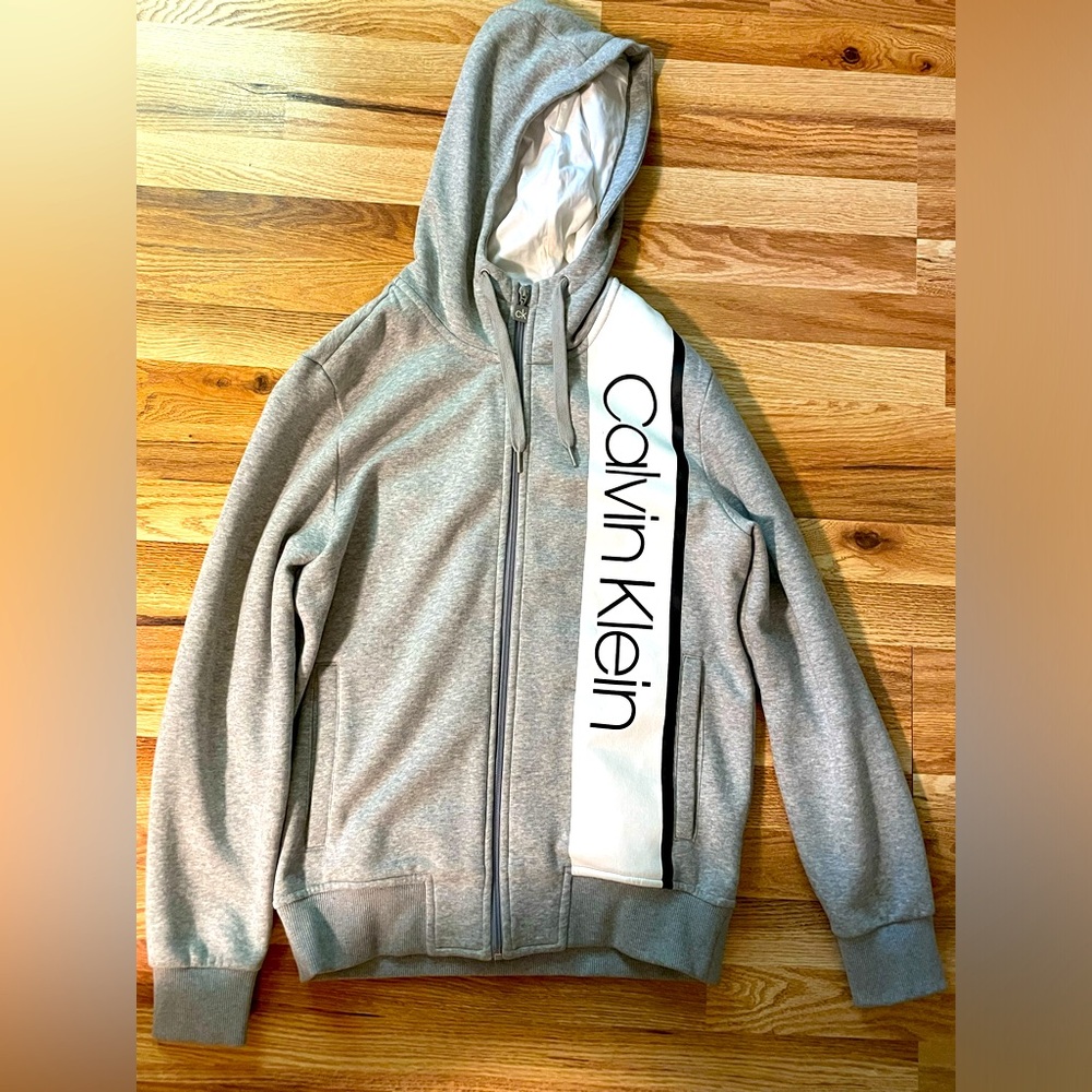 CALVIN KLEIN GREY SWEATER MENS